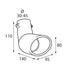 Ornament toba esapament curbat TS-21 din otel inoxidabil lustruit racordare Ø30-45mm